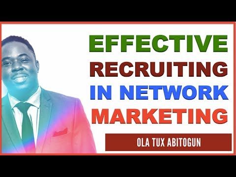 How to Effectively Recruit in Network Marketing in 3 P’s