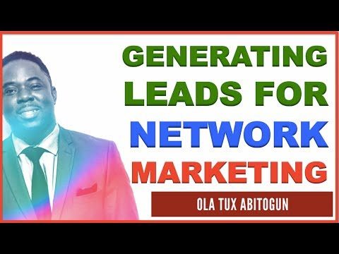 How to Generate Leads for Network Marketing Business