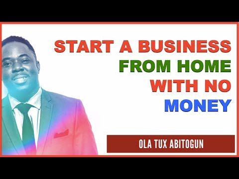 How to Start a Business from Home with NO Money