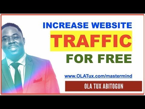 How to Increase Website Traffic for Free