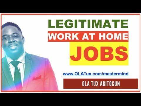 How to Find Legitimate Work at Home Jobs/Work From Home Jobs