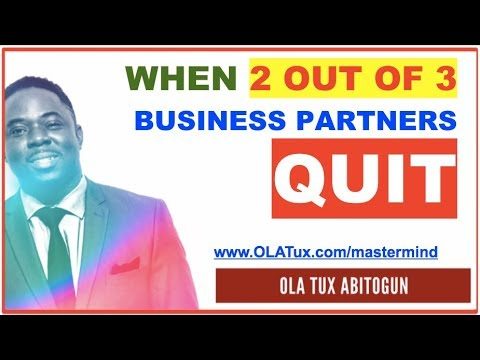 When 2 out of 3 business partners Quit – Network Marketing Tips