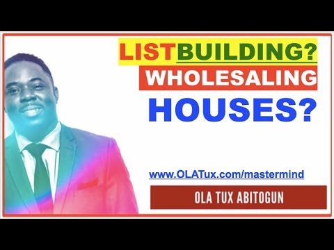 Is List building Needed in Wholesaling Houses?
