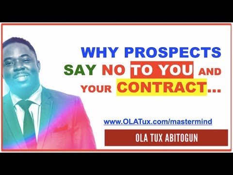 Real Estate Wholesale Contract – Why prospects say NO to you and your contract…