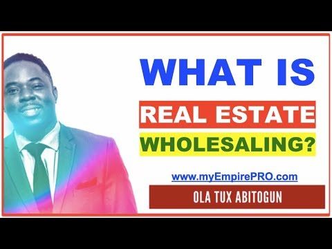 What is Real Estate Wholesaling & Wholesaling Houses?