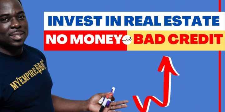 How To Invest In Real Estate With No Money And Bad Credit📍